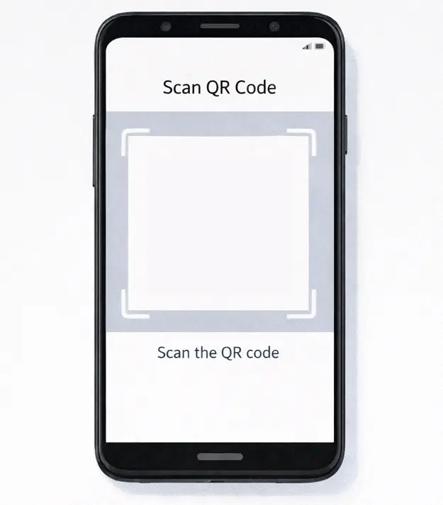 QR code scanner open