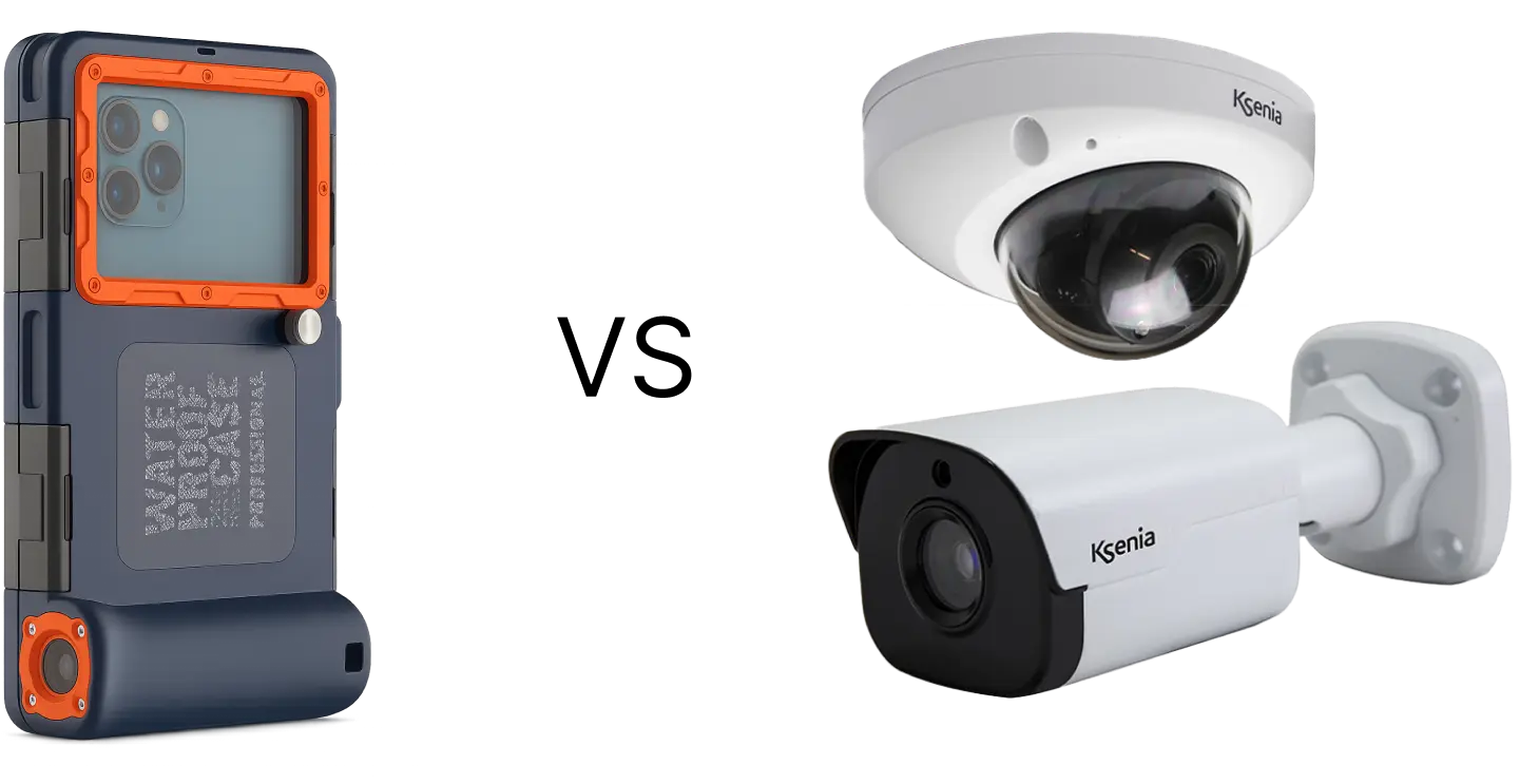 Android smartphone vs security cameras