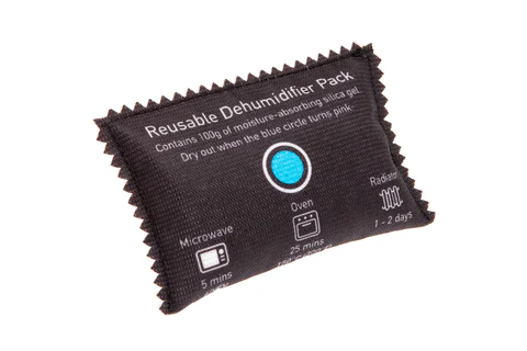 Reusable Silica Moisture-Absorbing Pack — keeps camera housing dry